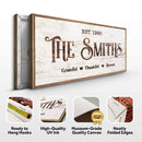 Thanksgiving Family Sign