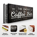 Family Coffee Bar Sign