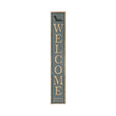 Minocqua Wisconsin Latitude Longitude Sign | Real Wood Art Print