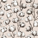 Cotton on Pink Background Wallpaper