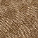 Kuval Checkered Brown Outdoor Rug