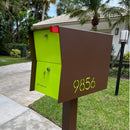 NEW! The Retrobox Locking Package Dropbox in COCONUT - Modern Mailbox
