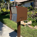 NEW! The Retrobox Locking Package Dropbox in COCONUT - Modern Mailbox