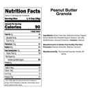 Peanut Butter Granola | 12 oz | Gluten, Dairy, & Soy Free | The Gourmet Granola