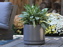 Mid Modern Planter With Detached Saucer By Plantatorem
