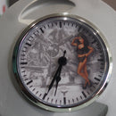Pratt & Whitney F4U Corsair Pinup Girl R-2800 WWII Double Wasp Raw Radial Engine Piston Desk Clock