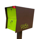 Retrobox Locking Package Dropbox in TEXTURED COCONUT - Modern Mailbox
