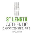1 1/2 in. x 2 in. Galvanized Pipe