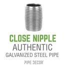 1 in. x Close Galvanized Steel Nipple