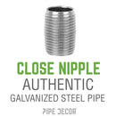 2 in. x Close Galvanized Steel Nipple