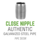 2 in. x Close Galvanized Steel Nipple