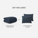 Snug Waffle Comforter Bundle