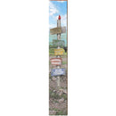 Highlands North Carolina Mountain Directional PEA6 | Wall Art Print on Real Wood