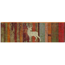 Deer Colorful Wood PEA6