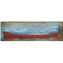 Canoe Wooden Sign | Wall Art Print on Real Wood
