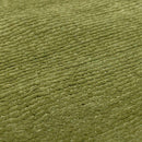 Brockton Solid Green Hand Loomed Wool Area Rug