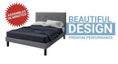 PerformaSleep® Breeze Foundation | Upholstered Platform Bed Frame