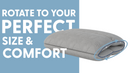 PerformaSleep® 4-Chamber Adjustable Pillow | Memory Foam & Gel Fiber
