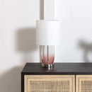 Pertek White Glass Table Lamp - Clearance