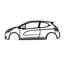 208 GTI Metal Car Wall Art - NC0829