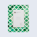 Picture Frames Moroccan Pattern Bone & Resin Inlay Collection in 5 Color Options | 1.5" Border Width