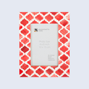 Picture Frames Moroccan Pattern Bone & Resin Inlay Collection in 5 Color Options | 1.5" Border Width