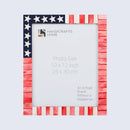 USA Flag Bone Inlay Poster Picture Frame in 2 Sizes