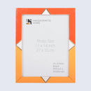Picture Frames Menton Orange Pattern Resin Inlay Collection, Make to Order - 11x14