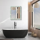 Make to Order Mother Of Pearl Green Mirror - 18x23 Inches