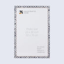 Picture Frames Moroccan Bone and Resin Inlay Collection Grey, 5 Sizes
