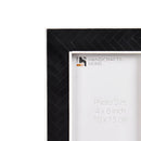 Black & White Resin Inlay Chevron Picture Frame - 4x6 & 5x7