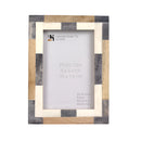 Bone Inlay & Mango Wood Tile Pattern Picture Frame