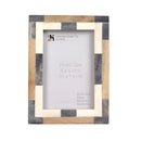 Bone Inlay & Mango Wood Tile Pattern Picture Frame