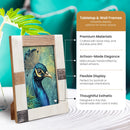 Horn, Wood & Bone Inlay Handmade Neutral Picture Frames - 4x6, 5x7