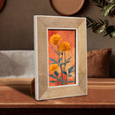 Wood & Bone inlay Natural Wooden Picture Frame
