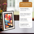 Resin Inlay Frame - Black & White in 4x6 & 5x7