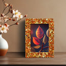 Mother of Pearl Crush Resin Inlay Picture Frame 4x6 in 4 Colors