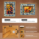 Alhambra Collection 4x6 Bone & Resin Inlay Picture Frame
