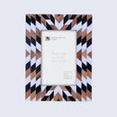 Herringbone Pattern Wood & Resin Inlay Picture Frame - 4x6 & 5x7