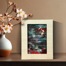 Picture Frames Classic Pattern Bone Inlay Collection in 2 Sizes, Make to Order, White