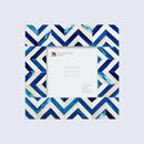 Baby Picture Frames Herringbone Pattern Bone Inlay Collection in 4 Colors