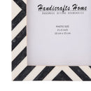 Picture Frames Candy Cane Liquorice Pattern Resin Inlay Collection in 3 Sizes, Pack of 2