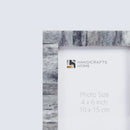 Picture Frames Classic Pattern Bone Inlay Collection in 27 Sizes, Grey