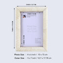 Picture Frames Sea Siren Ligeia Pattern Bone Inlay Collection in 2 Sizes