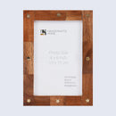 Picture Frames Starwood Brass & Wooden Collection in 3 Sizes