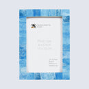 Picture Frames Classic Pattern Bone Inlay Collection in 3 Sizes, Pack of 2 - Turquoise