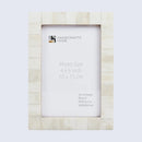 Picture Frames Classic Pattern Bone Inlay Collection in 27 Sizes, White