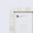 Picture Frames Classic Pattern Bone Inlay Collection in 27 Sizes, White