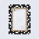 Picture Frames Halo Mosaic Pattern Resin Inlay Collection, 4x6