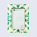 Picture Frames Hypno Nature Pattern Bone Inlay Collection in 3 Sizes